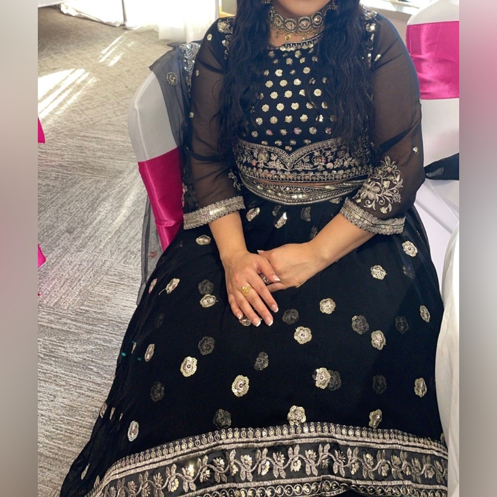 Black lehenga
